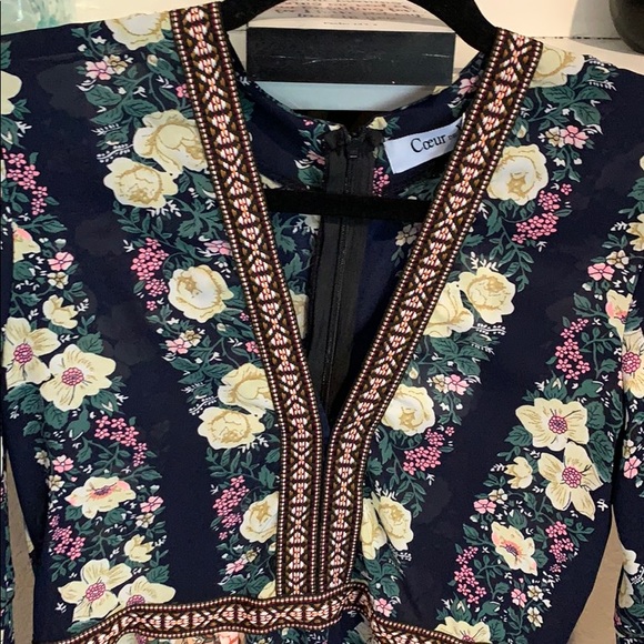 Coeur De Vague floral midi dress - Picture 8 of 12